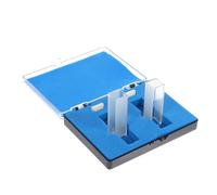 FESTFENDS Cuvetta da Laboratorio in Quarzo Trasparente 10 Mm, Set da 2 Pezzi per Spettrofotometro, Microcuvetta per Analisi Comparativa e Campioni in Ambito Chimico e Farmaceutico