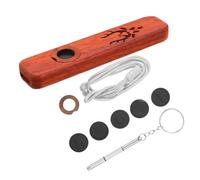 FESTFENDS Kazoo senza Teoria Musicale in Legno di Palissandro Marrone Portatile e Facile da Utilizzare con Design per Principianti per Pratica Ritmica e Scrivania