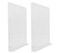FESTFENDS Paraspruzzi Pezzi Acciaio Lavello Laterale 2 in Inox Argento | Montaggio a Parete, Finitura Argento, Set da 2, Protezione Sicura e Installazione Semplice