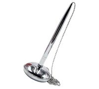 FESTFENDS Penna da Banco Scrittura Fluida con Catena Argento e Comfort Ergonomico in Plastica e Metallo per Uso Professionale e Bancario