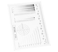 FESTFENDS Righello per Misurazione Crepe e Difetti, Calibro Trasparente per Ispezione e Rilevamento Macchie, Strumento di Centraggio per Lavorazione del Legno e Carte