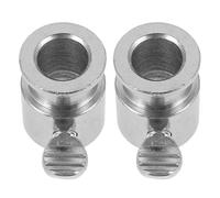 FESTFENDS Set 2 Accessori per Girarrosto in Metallo per Barbecue a Gas, Rullo e Arresto Asta Spiedo, Accessorio per Griglia Elettrica da Esterno per Cottura Uniforme e Sicura