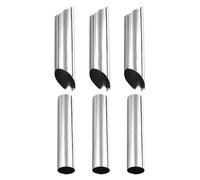 FESTFENDS Set 6 Pezzi Stampi per Croissant in Acciaio Inox, Tubi per Cannoli Resistenti e Facili da Maneggiare, per Pasticceria Professionale e Cottura in Forno