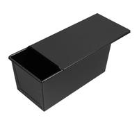 FESTFENDS Stampo Riutilizzabile Ferro e Coperchio Antiaderente con in per Pancarre Nero per Home Baking e Professionale