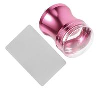 FESTFENDS Strumento per Unghie Multi-funzione in Lega di Alluminio e Silicone Rosa Scraper per Decorazioni Nail Art, per Chi Ama la Manicure Creativa Colore Casuale