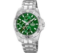 FESTINA Acciaio Day Date F20445/7 Multifunzione Quadrante Verde