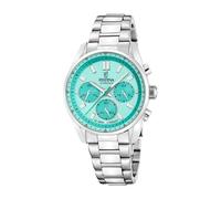FESTINA Orologio Unisex Boyfriend Cronografo Acciaio/Turchese Crono F20753/3