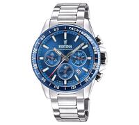 Festina Cronografo Da Uomo | Quadrante Blu | Bracciale In Acciaio F20560/3