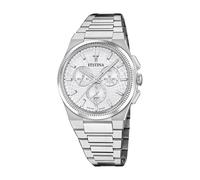 Festina Orologio Uomo F20059/1 Swiss Made Classics cassa di Acciaio inossidabile 316l Grigio cinturino in Acciaio inossidabile 316l Grigio