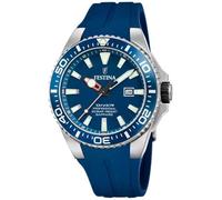 Festina Diver Professionale (45,7 Mm) Quadrante Blu / Cinturino In Gomma