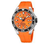 Festina Diver Rubber Strap Orange Dial Quartz F20664-4 200M Mens Watch