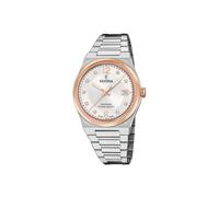 Festina Orologio da donna F20037/1 Swiss Made cassa in acciaio inox 316l multi cinturino in acciaio inossidabile 316l argento, argento