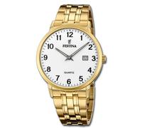 Festina Elegante Orologio da Uomo F20513/1 Acciaio Polso Classico Oro UF20513/