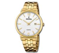 Festina Elegante Orologio da Uomo F20513/2 Acciaio Polso Classico Oro UF20513/