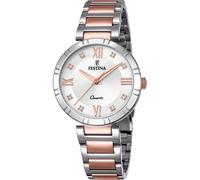 Festina F16937/D Women’s Mademoiselle Watch - Two-Tone Rose/Silver 32.5mm
