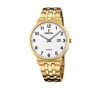 Festina F20513/1 Classic Men's Watch - Gold Stainless Steel, 41mm, Quartz