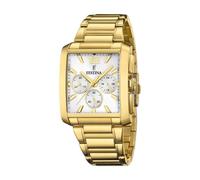 Festina F20638/1 Men's Chronograph Watch - Gold Plated Stainless Steel, 38mm