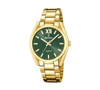 Festina F20640/4 Women’s “Boyfriend” Watch - Green Dial, Gold-Tone 36mm