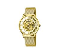 Festina F20667/1 Automatic Skeleton Watch - Gold Stainless Steel, Sapphire Crystal, 42mm