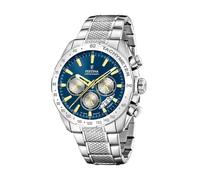 Festina F20668/5 Men’s Chronograph - Blue Dial, Steel Bracelet 45mm