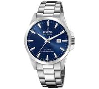 Festina F20707/3 Men's Classic Stainless Steel Watch - Silver Dial, Date Display
