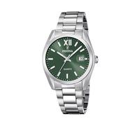Festina F20707/5 Men’s Classic Watch - Green Dial, Steel Bracelet 40 mm