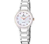 Festina F20752/8 Orologio da donna in ceramica antigraffio antigraffio 3 bar analogico bianco