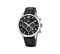 Festina Mens Stainless Steel Chronograph Watch with Leather Strap F20542/5