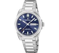 Festina Montre acier cadran bleu collection Swaiss Made