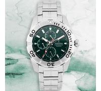 Festina Orologio Uomo Analogico in Acciaio Inossidabile 316l Argentato | Movimento al Quarzo, Vetro Minerale ad Alta Resistenza, Impermeabile 10 ATM Casual, Multifunzione F20445/7