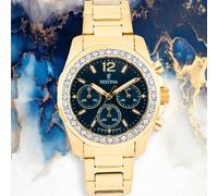 Festina Orologio Uomo Analogico in Acciaio Inossidabile 316L Argentato - Movimento al Quarzo - Calendario - Vetro Minerale ad Alta Resistenza - Impermeabile 10 ATM - Multifunzione F20623/5