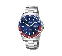 Festina Orologio Automatico da Uomo in Acciaio Inossidabile 316L Argentato Orologio Analogico Uomo - Calendario - Vetro Zaffiro ad Alta Resistenza - Impermeabile 20 ATM F20531/5