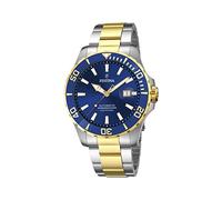 Festina Orologio Automatico da Uomo in Acciaio Inossidabile 316L Multicolore Orologio Analogico Uomo - Calendario - Vetro Zaffiro ad Alta Resistenza - Impermeabile 20 ATM F20532/1