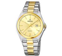 Festina Maschile | Quadrante Dorato | Bracciale Bicolore F20554/3 Orologi PVC