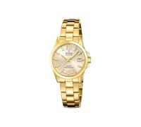 Festina Orologio Donna F20050/2 Swiss Made – Acciaio 316L Oro, Vetro Zaffiro, 10 ATM