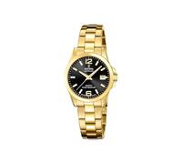 Festina Orologio da polso donna F20050/4 Acciaio 316L Oro Quarzo Vetro Zaffiro 10 ATM Data