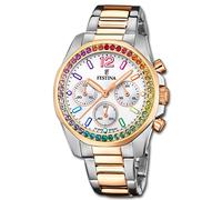 Orologio BOYFRIEND RAINBOW SILVER ROSEGOLD Festina Donna Acciaio 316L