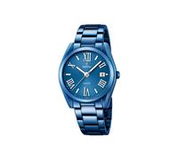 Festina-Orologio da donna al quarzo con Display analogico e braccialetto in acciaio INOX, blu, F16864/3