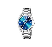 Festina Orologio da donna F20622 Boyfriend con cassa in acciaio inossidabile 316l argento e cinturino in acciaio inossidabile 316l argento, Turchese, Bracciale