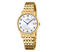 Festina Orologio da donna placcato in oro PVD con bracciale in acciaio F20021/4