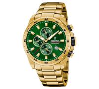FESTINA Orologio Da Polso Da Uomo Cronografo Color Oro/Verde Chrono F20541/3