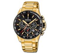 Festina Orologio da Polso da Uomo Elegante F20634/5 Acciaio Inox Oro UF20634/5