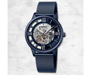 Festina Orologio da Uomo Automatico F20574/1 Polso Acciaio Argento UF20574 /