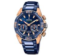 Festina Orologio da Uomo Chrono Bike F20549/1 Polso Acciaio Inox Blu UF20549/1