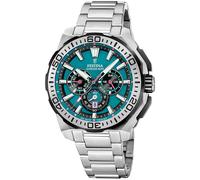 FESTINA Orologio Da Uomo Cronografo Acciaio/Turchese Crono F20724/6