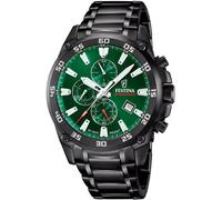 FESTINA Orologio Da Uomo Cronografo Nero/Verde 20 Bar Chrono F20735/2