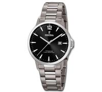 Festina Orologio da Uomo F20435/3 Analogico Titan Polso Classic Argento UF20435