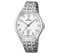 Festina Orologio da Uomo F20466/1 Elegante Titan Polso Classic Argento UF20466 /