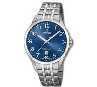 Festina Orologio da Uomo F20466/2 Elegante Titan Polso Classic Argento UF20466 /