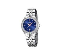 Festina Orologio Donna Analogico Acciaio Inossidabile 316L Argento - Quarzo - Vetro minerale alta resistenza - Impermeabile 5 ATM - Calendario F16867/5 - Mademoiselle